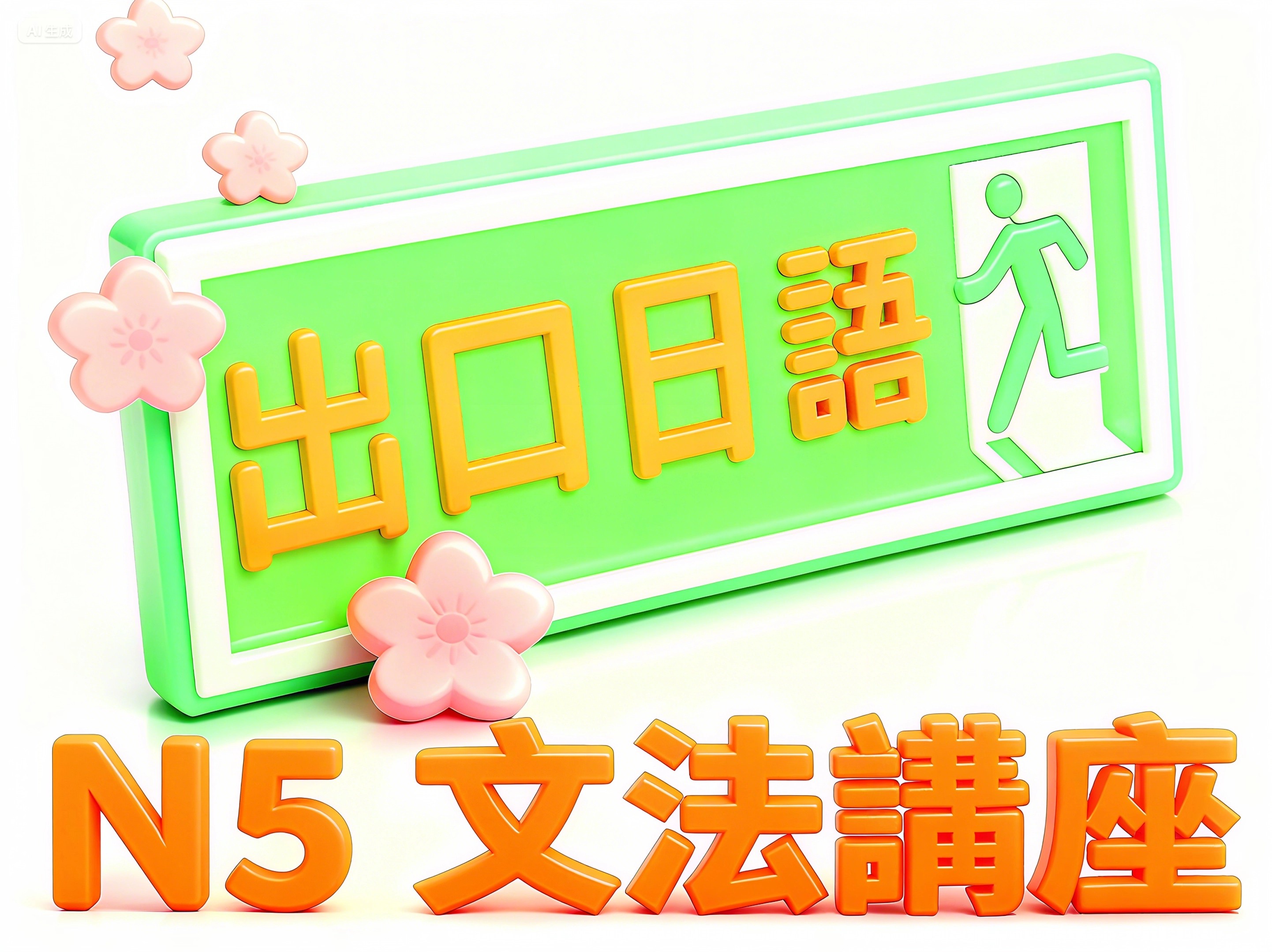试学 出口老师的JLPT N5语法 完全掌握讲座-第119回